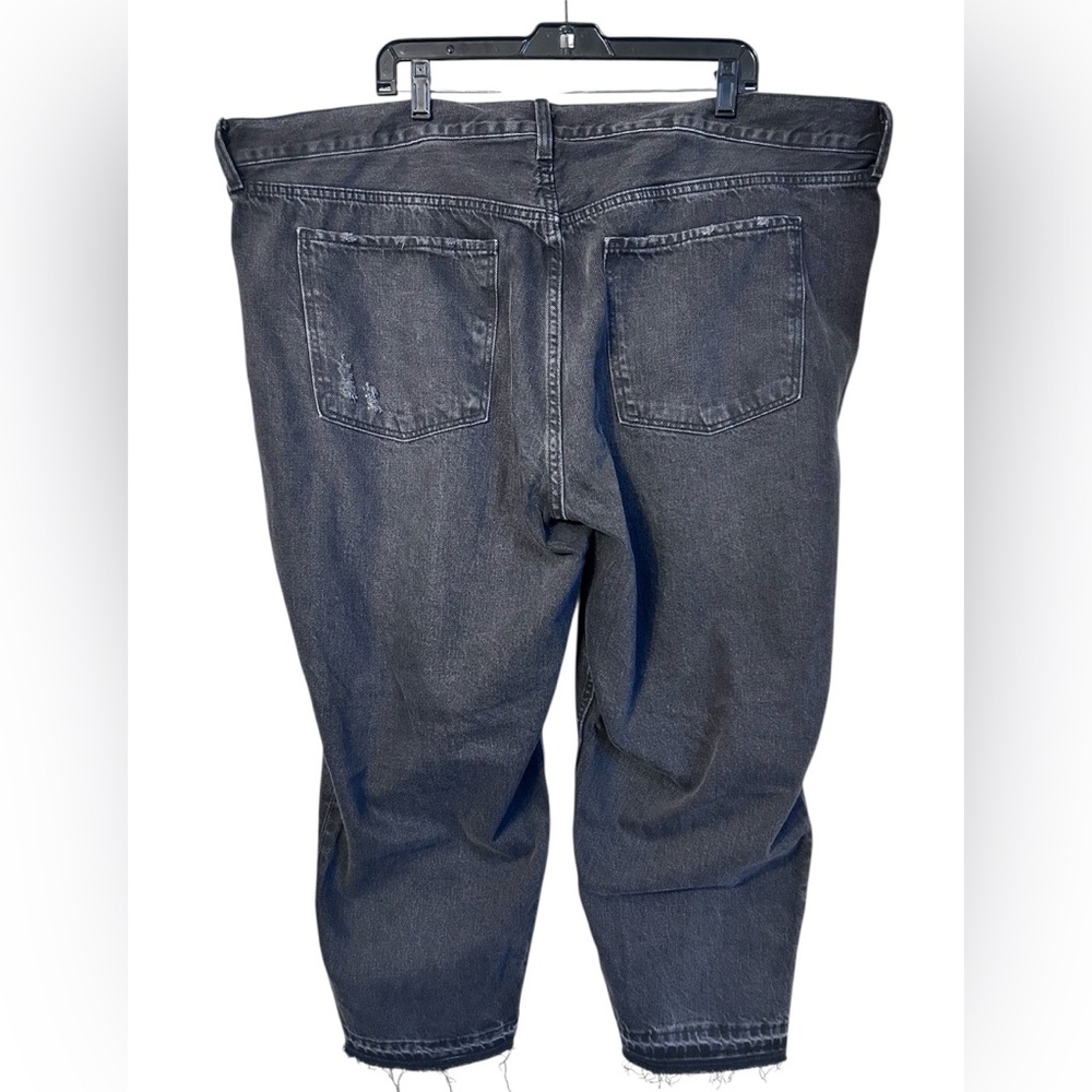 NWT Old Navy distressed high rise slouchy tapered ankle jeans, plus size 24 - Picture 2 of 9